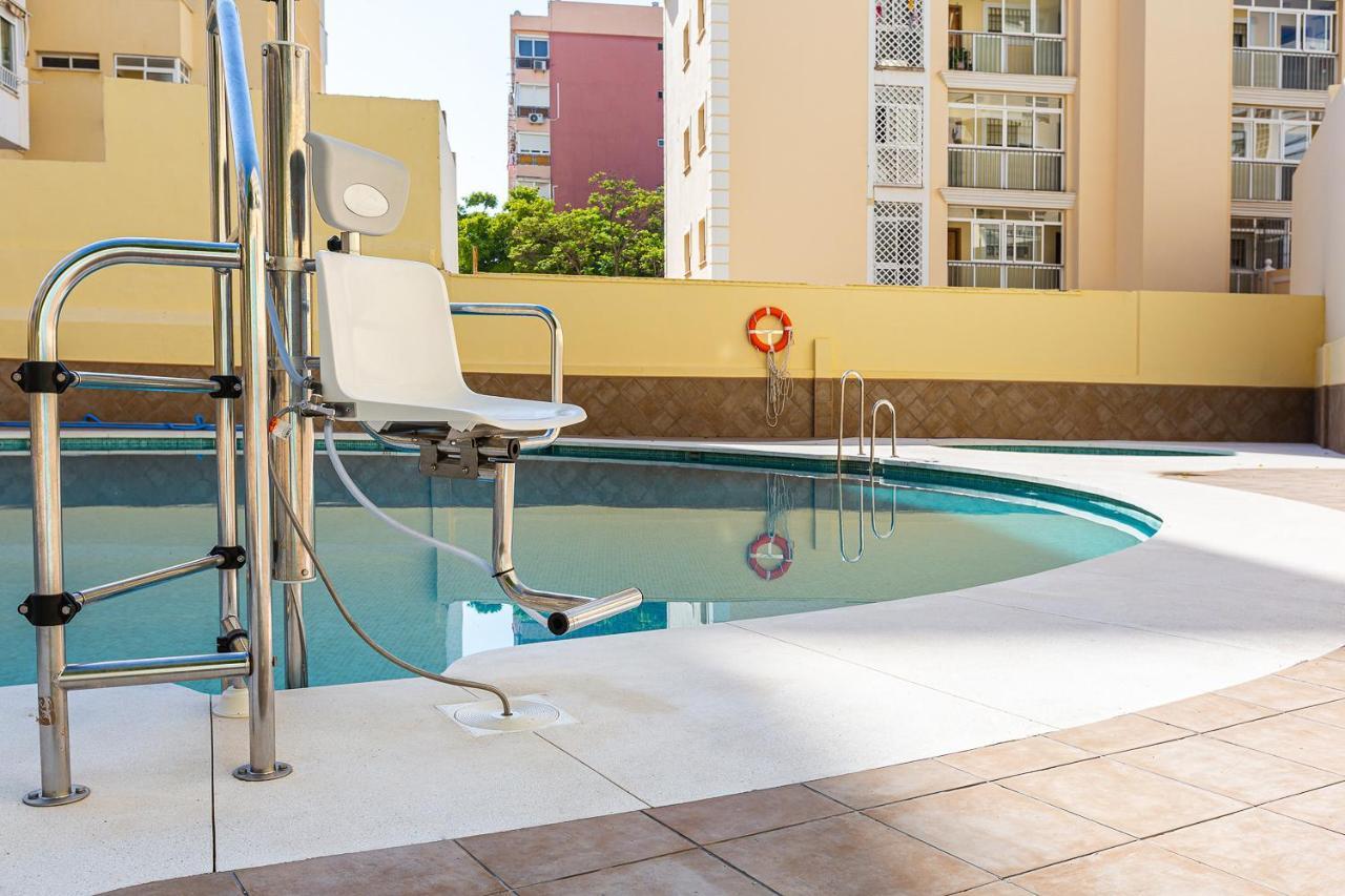 Ver7 - Estudio, Wifi, Fire Stick Amazon, Terraza, Vistas Al Mar, Piscina Torremolinos Ngoại thất bức ảnh